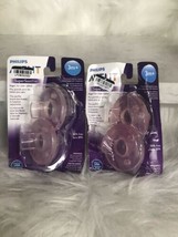 2- Philips Avent Super Soothie 3m+ Pink Pacifier Total Of 4 Pacifiers - $14.94