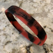 Disney Dream INAUGURAL Rubber Silicone Sport Bracelet Mouse Ears Red & Black - $9.49