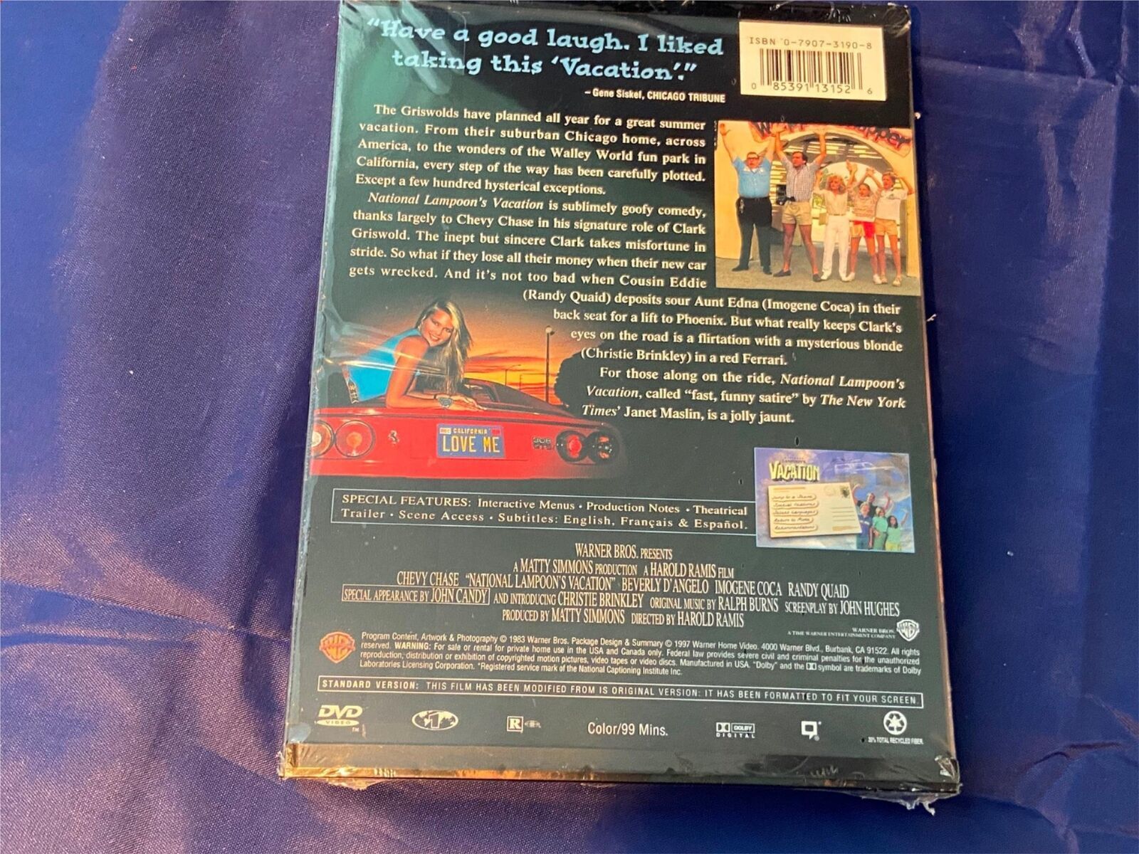 National Lampoon's Vacation DVD 1997 SnapCase Chevy Chase Factory ...