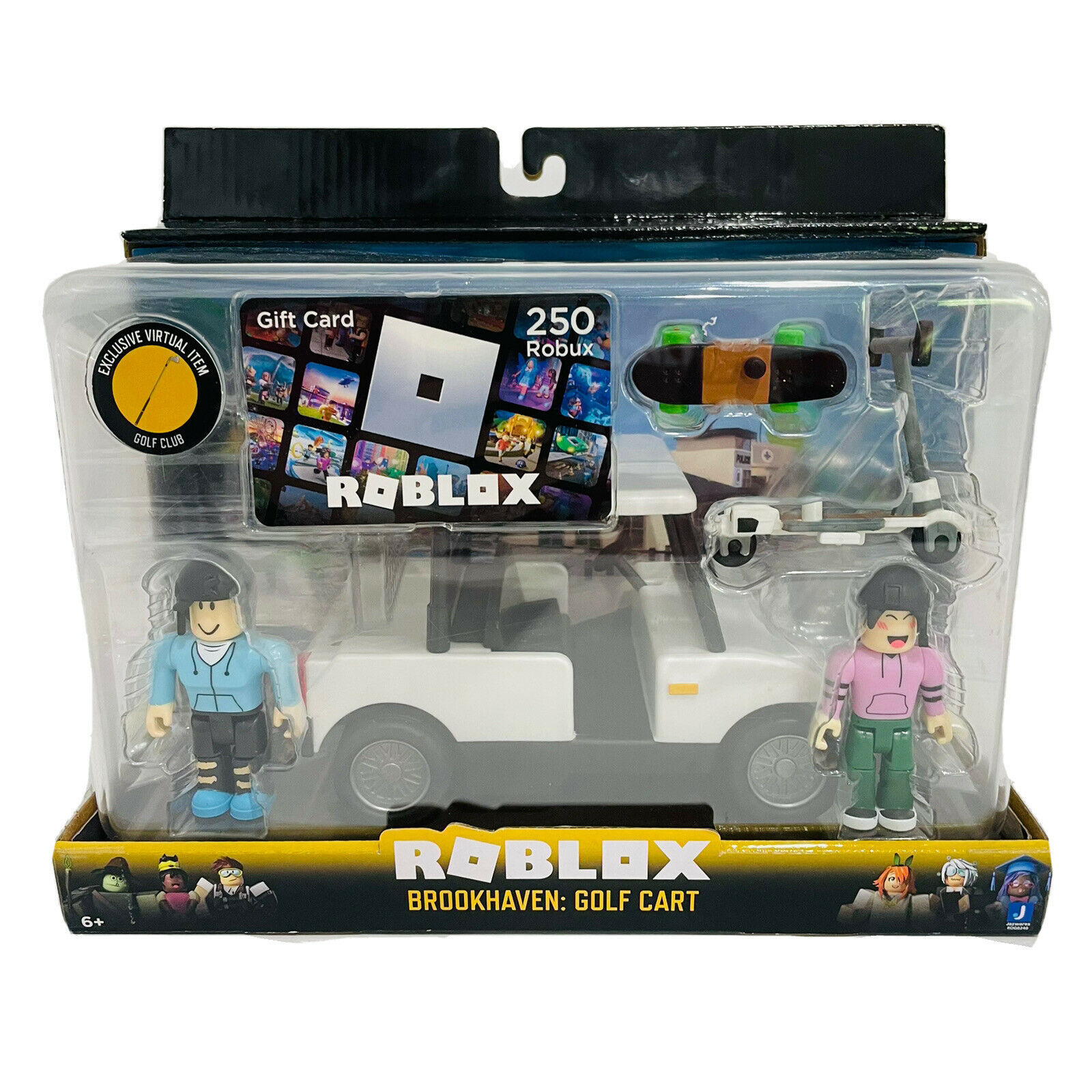 Roblox Toy Action Collection Brookhaven Golf Cart with Free 250 ROBUX