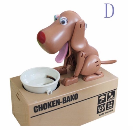 Robot Dog Money Box Bank Automatic Stole Coin Piggy Saving Gifts for