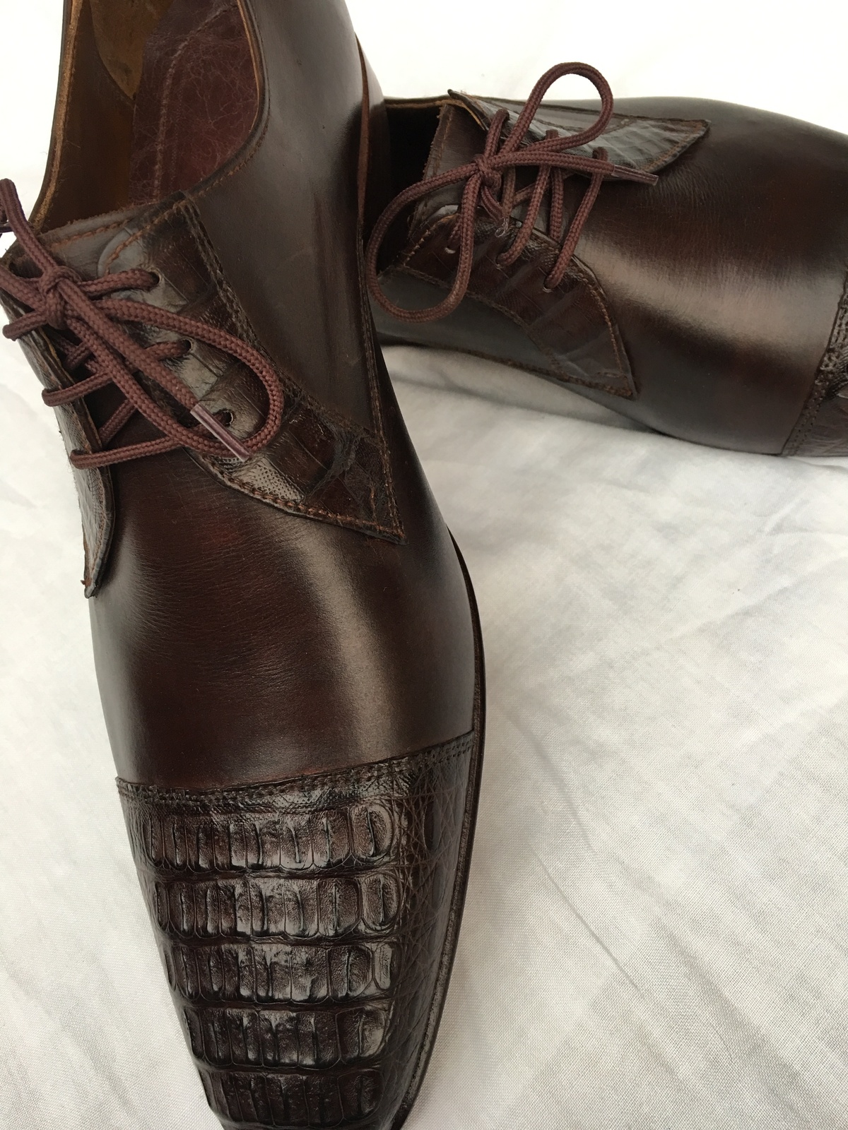 mens crocodile dress shoes