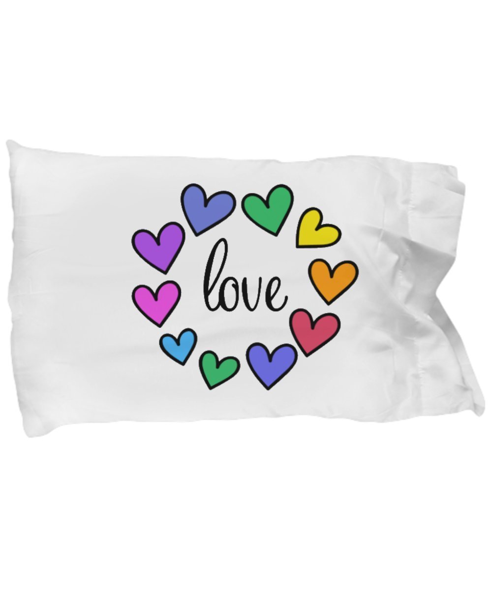 Love Dreamy Hearts Pillow Case.