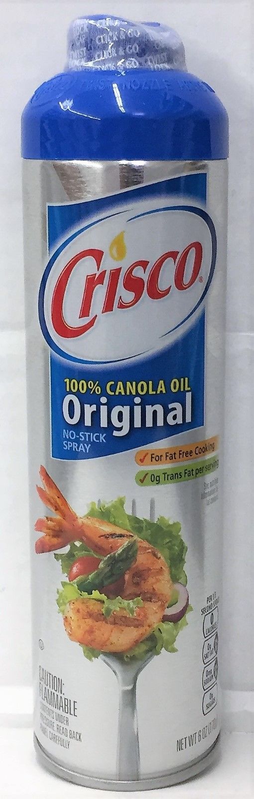 Crisco Original 100 Canola Oil No Stick Spray 6 oz Oils