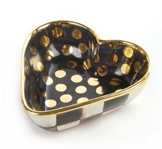NEW MacKenzie-Childs Courtly Check Heart Bowl - Small - $198.00