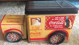 Coca-Cola Delivery Truck Collectible Tin With Movable Wheels (Coca-Cola, 1996) - $11.29