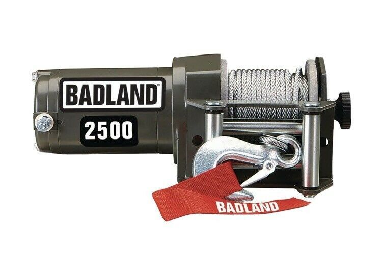 BADLAND 2500 lb ATV UTV Utility Electric Winch with Wireless Remote