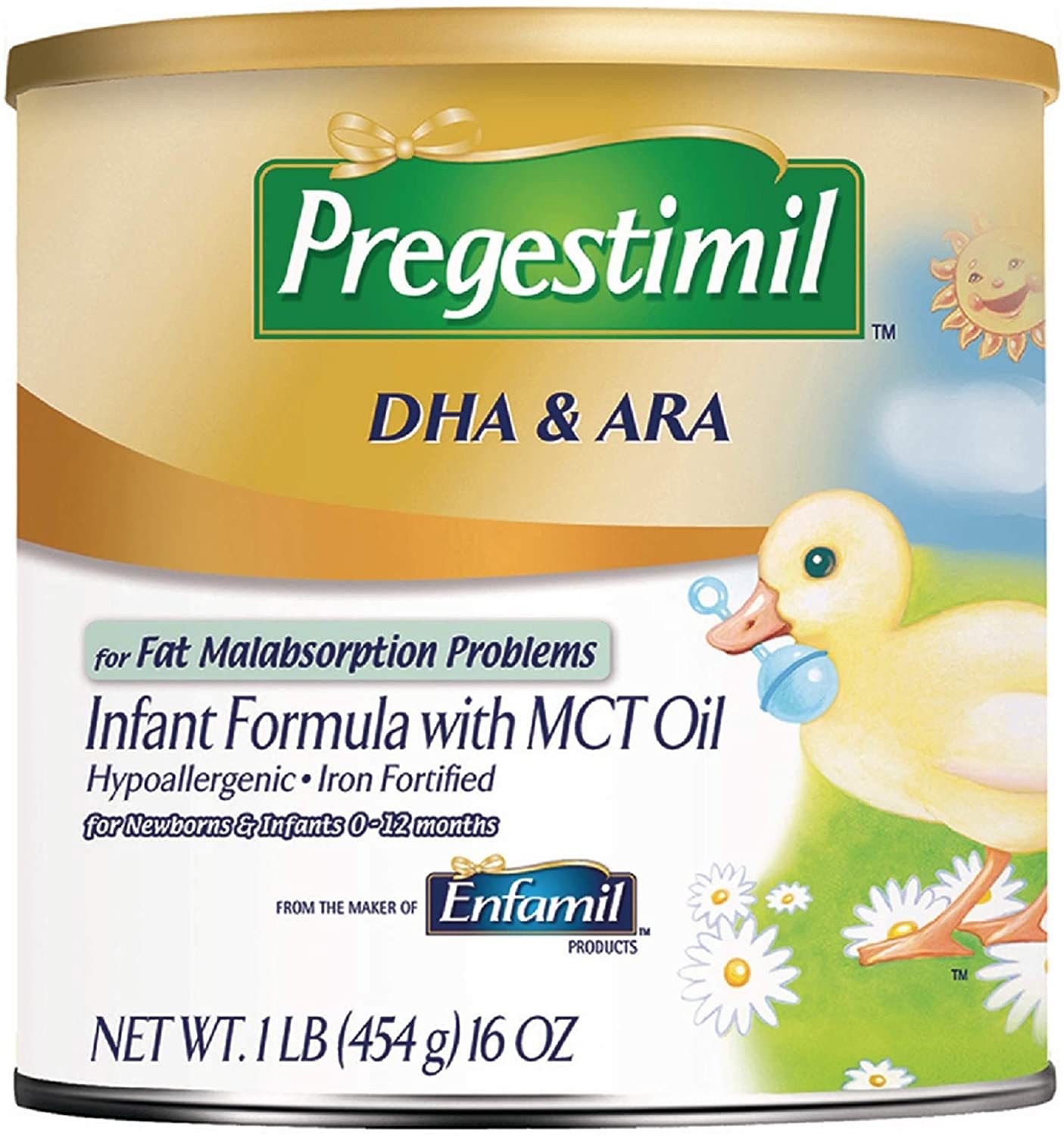 Enfamil Pregestimil Hypoallergenic Infant Formula with MCT Oil, Iron