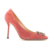 New Gucci Size 8.5 Pink Dionysus Jeweled Tiger Heels Pumps Shoes 39 Eur - $598.00