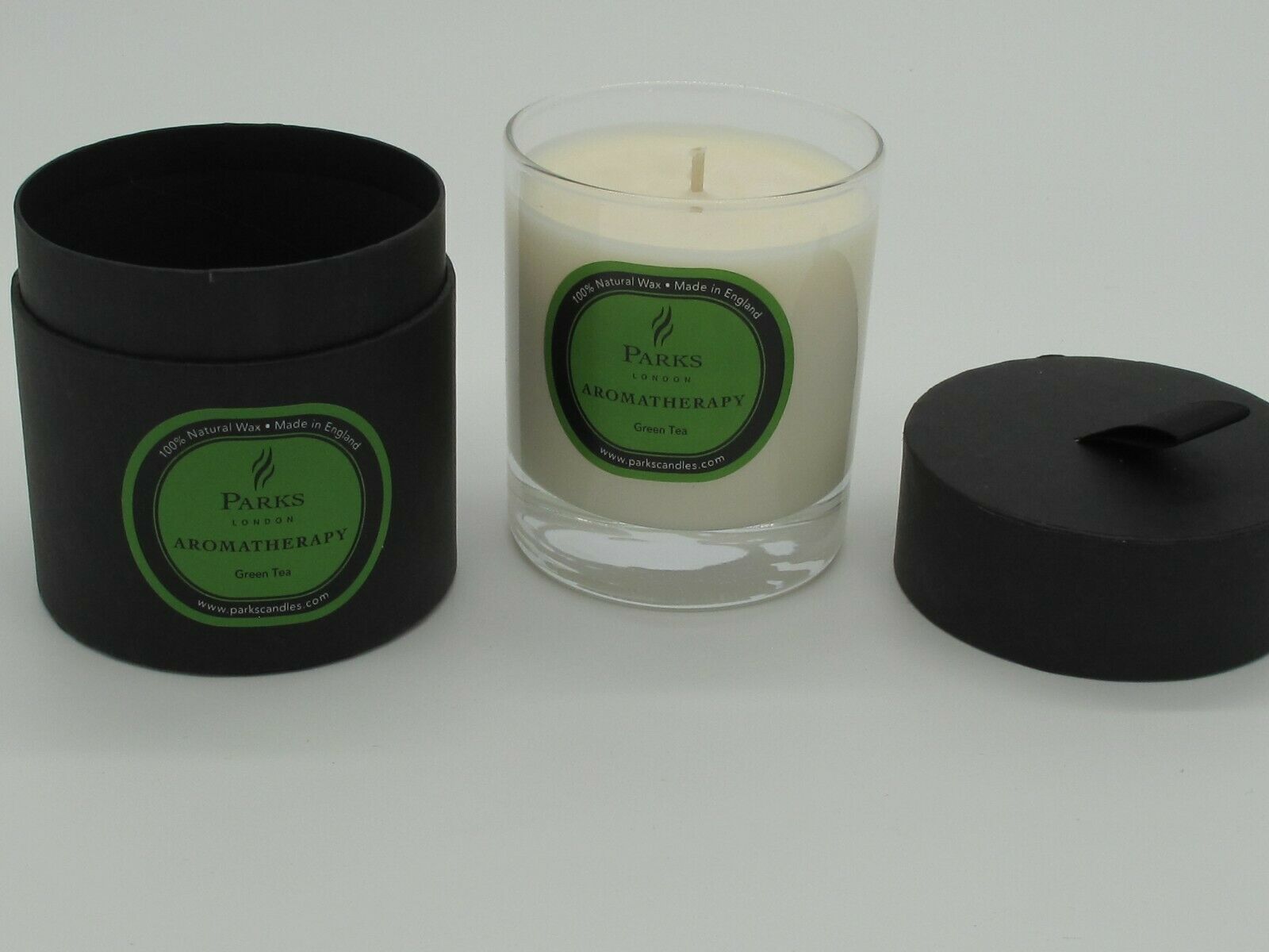 Parks London Aromatherapy Green Tea Scented Candle Gift Boxed 235g