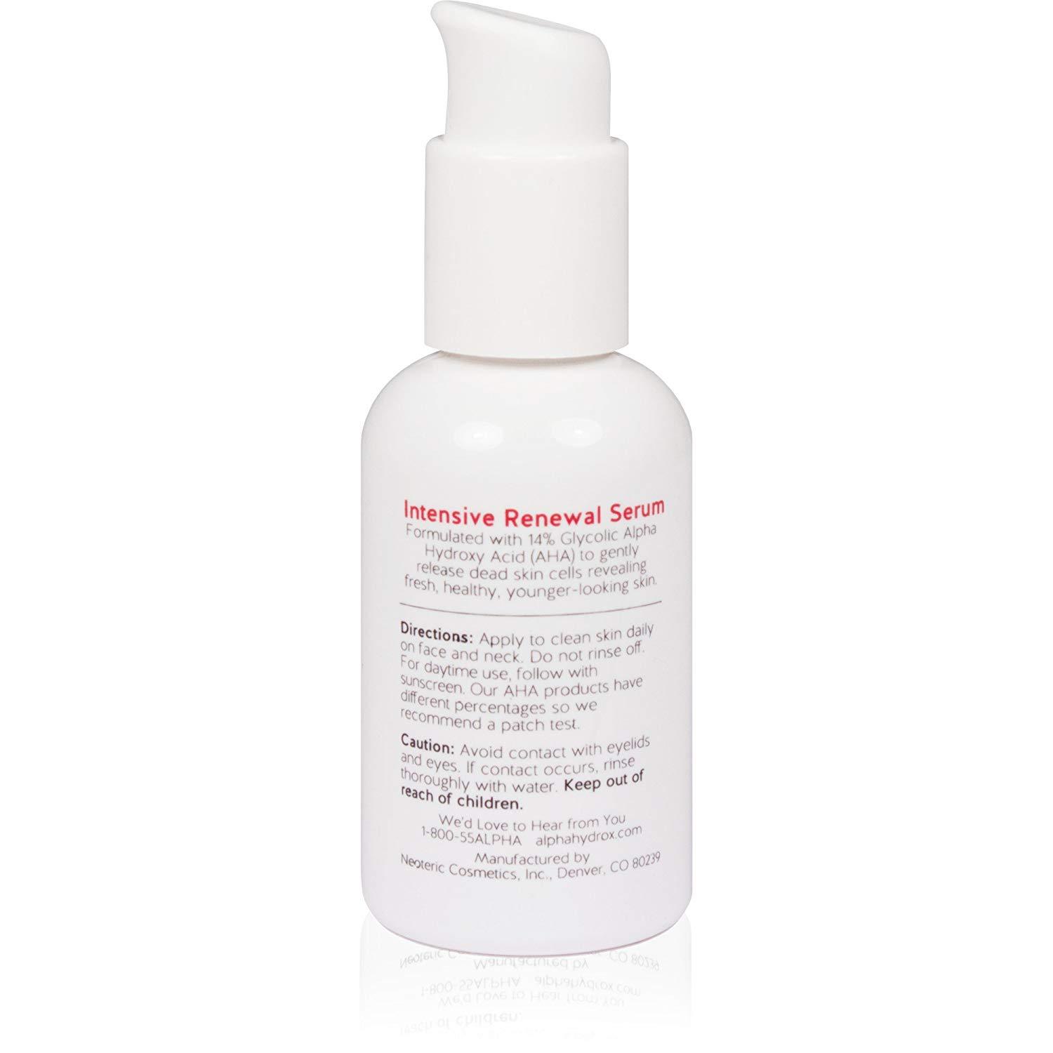 Alpha Skin Care Hydrox Intensive Renewal Serum 14 Glycolic AHA 2 oz