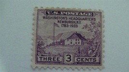Old Washington Headquarters Purple Vintage USA Mint Hinged 3 Cent Stamp - $11.18