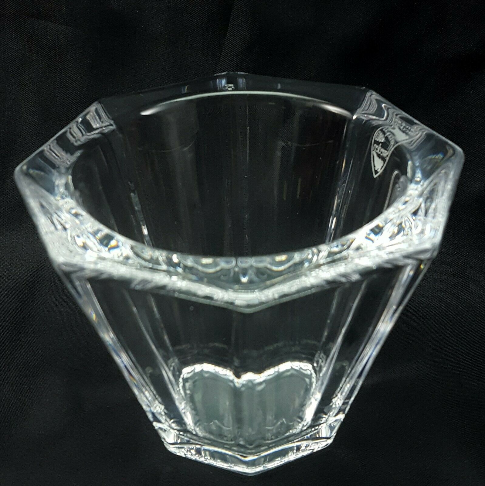 Orrefors Crystal Flower Bowl 4-3/8