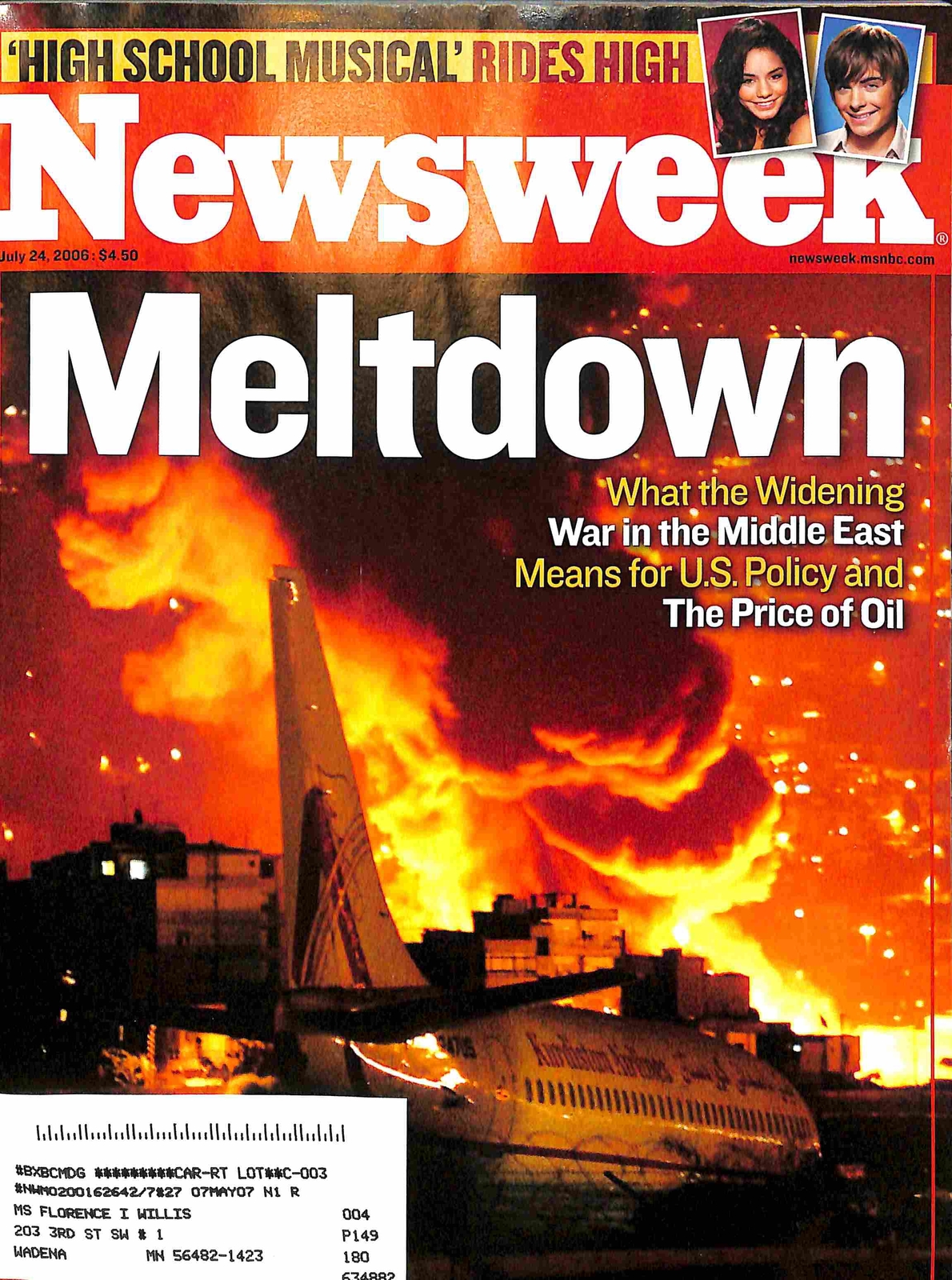 Newsweek, July 24 2006 Magazine Back Issues