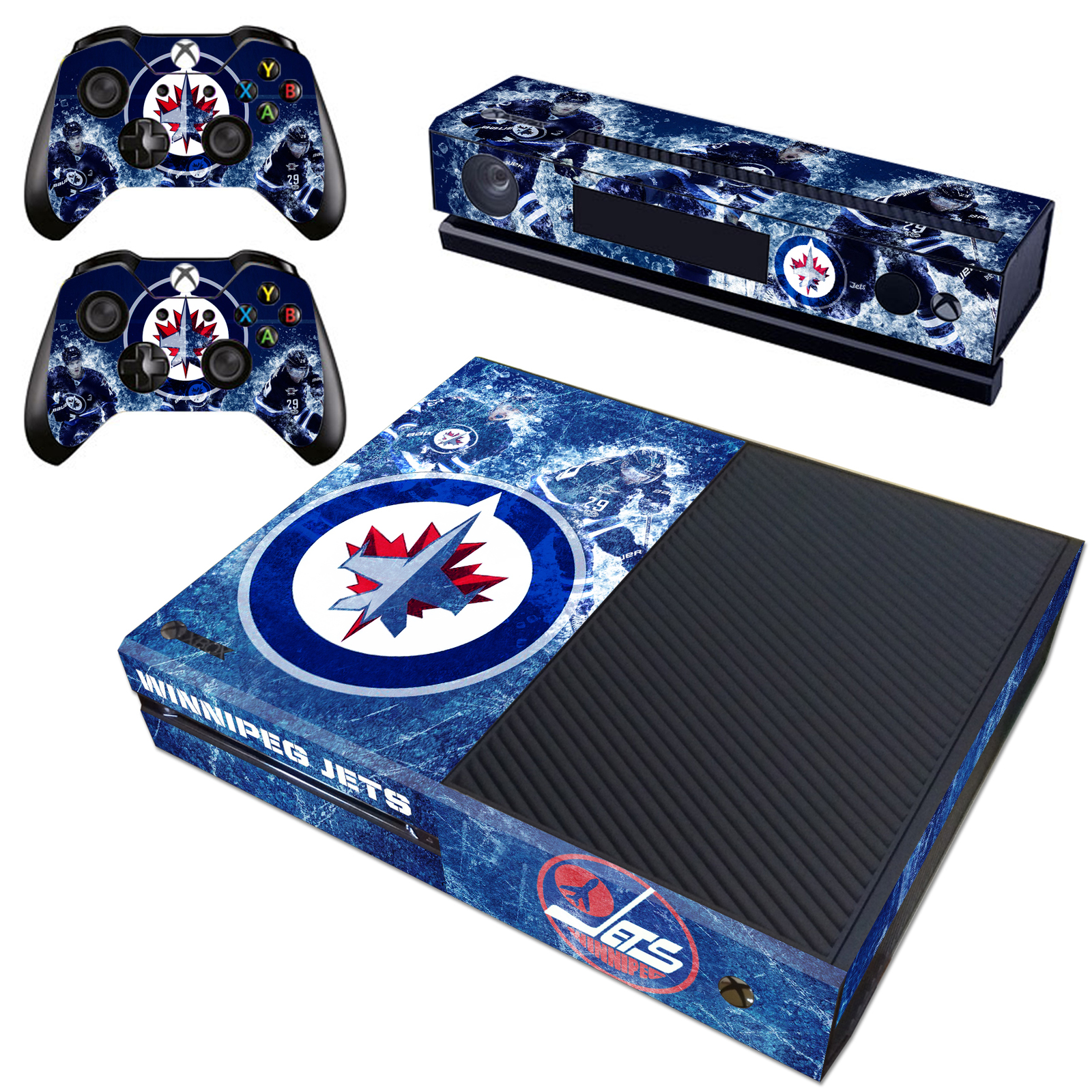 Winnipeg Jets NHL Xbox one Kinect 2 Controller Skin Vinyl Stickers