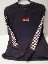  Van&#39;s Original Checkerboard &quot;OFF THE WALL&quot; Black Shirt Mens Small - £11.20 GBP