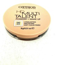 Catrice Cosmetics HD Multitalent Powder &amp; Makeup 040 Warm Beige Cosmetic... - $9.89