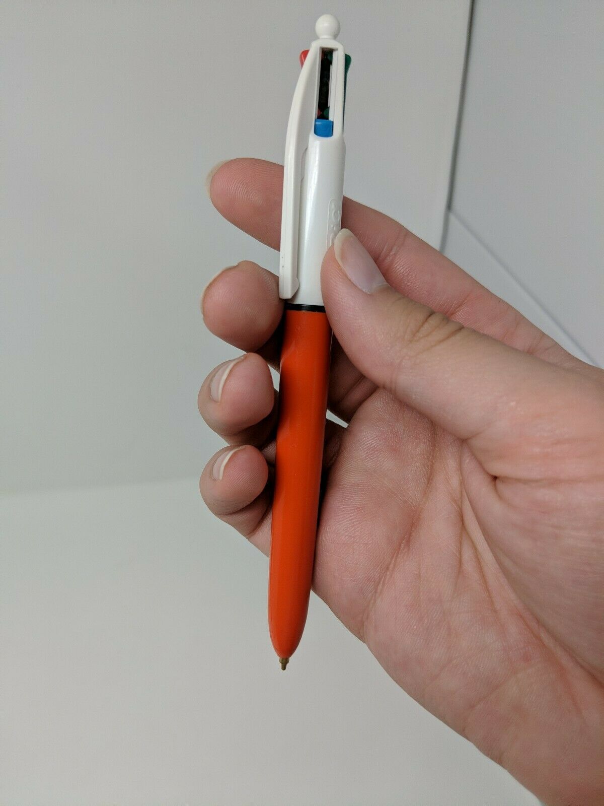 BIC Multicolor Orange Pen Made in France 60s 70s 1960s 1970s Mid