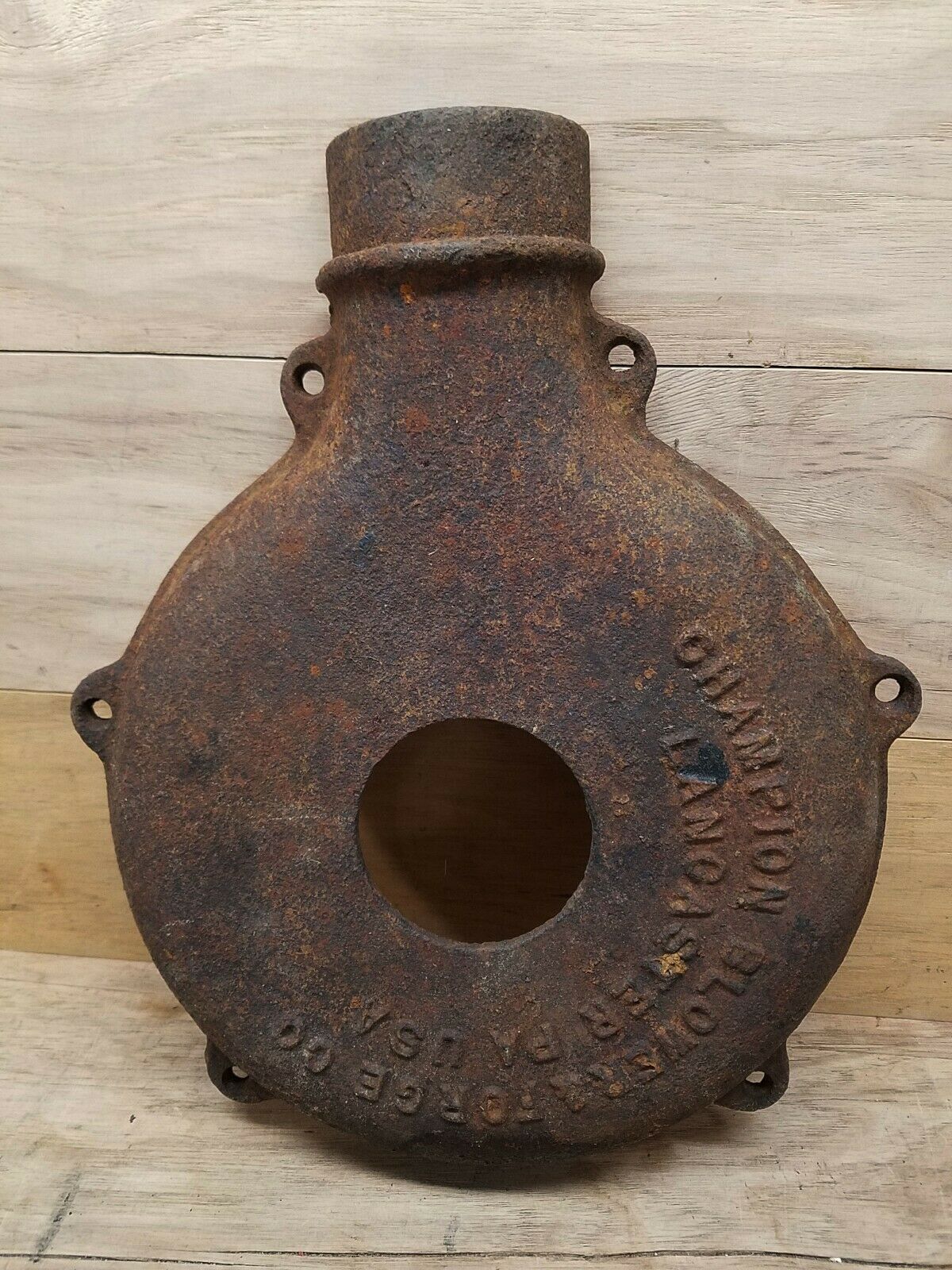 Vintage Old Blacksmith Champion Blower & Parts Antique Housing