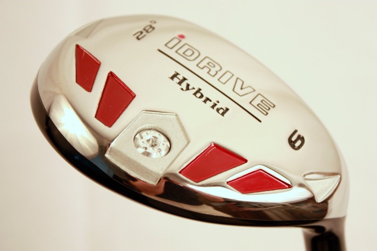 SENIOR iDRIVE CUSTOM MADE 6 HYBRID GOLF CLUBS GRAPHITE A FLEX TAYLOR FIT RESCUE Golf Clubs