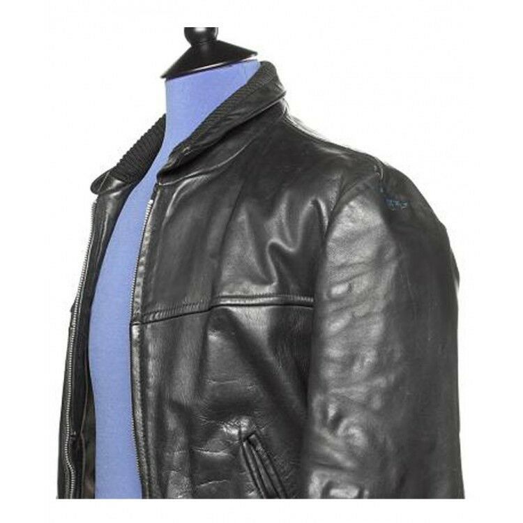 The Beatles George Harrison Black Leather Bomber Jacket - Coats & Jackets