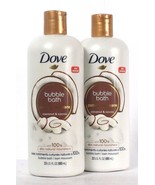 2 Bottles Dove 23 Oz Pampering Care Coconut &amp; Cocoa Nourishing Bubble Bath - $28.99