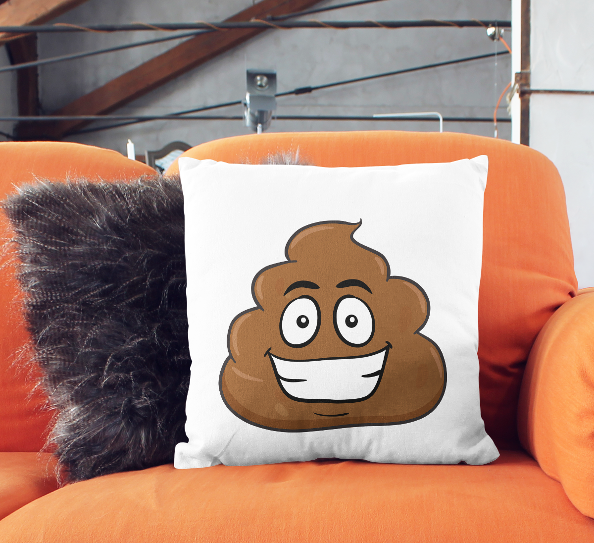 poop emoji pillow amazon