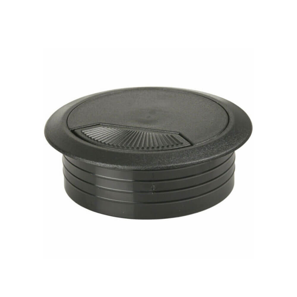 Jaycar Round Desk Grommet Black (60mm) Cable Ties