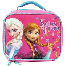 Disney Frozen Sisters Forever Pvc & Lead-Safe Girls Insulated Lunch Tote Box - $11.02