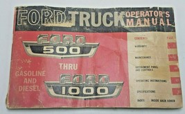 1966 Ford F500 THRU F1000 Gas & Diesel Truck Operators Manual  - $25.95