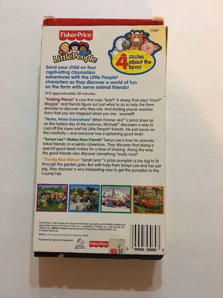 Fisher Price:Little People-Discovering Animals at the Farm (VHS, 2002 ...