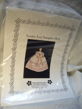 Periwinkle Promises Louise Lea Sampler Doll Cross Stitch image 1