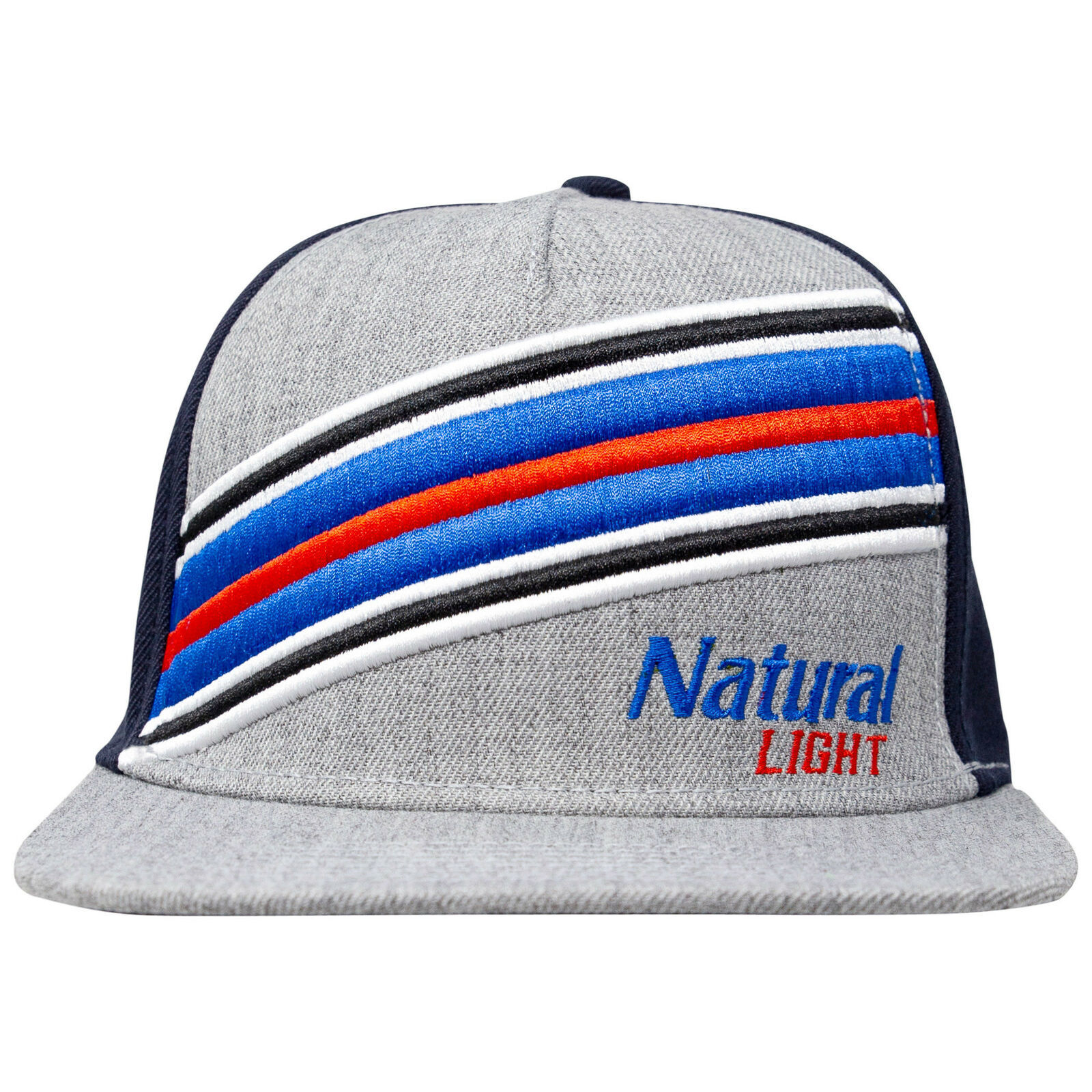 natural-light-beer-striped-adjustable-snapback-hat-grey-hats