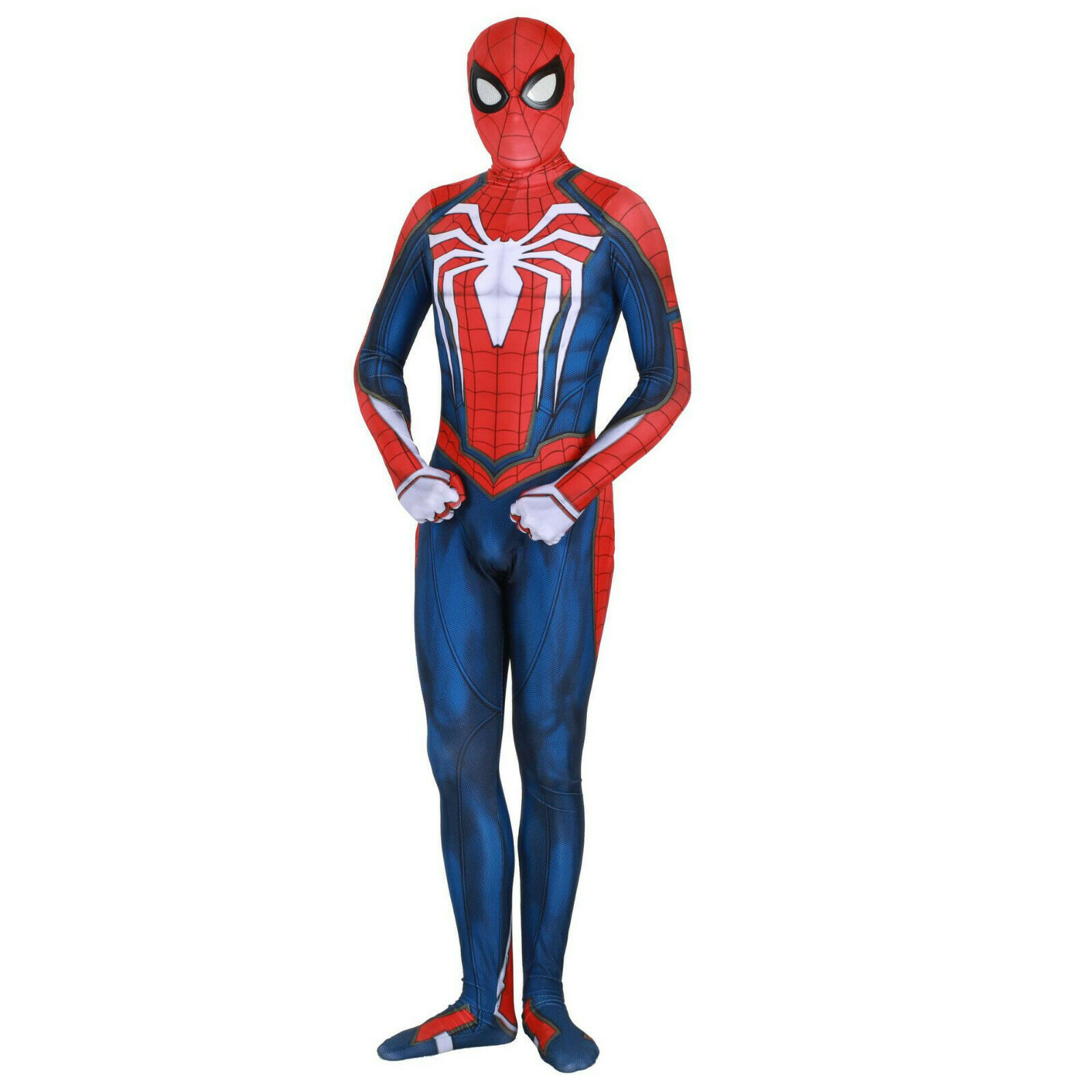 PS4 Spiderman Costume Insomniac Games Version Spider-Man Cosplay Suit ...