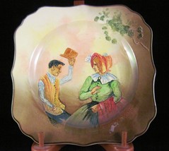 Royal Doulton Dickens Relief Ware &quot;Sam Weller &amp; Mrs. Bardell&quot; Lunch Plate - $42.74