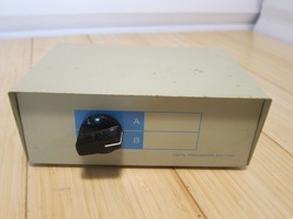 Vintage RJ11 2 Way Data Transfer Metal Switch Box Phone Jack Port AB (2 ... - $23.36