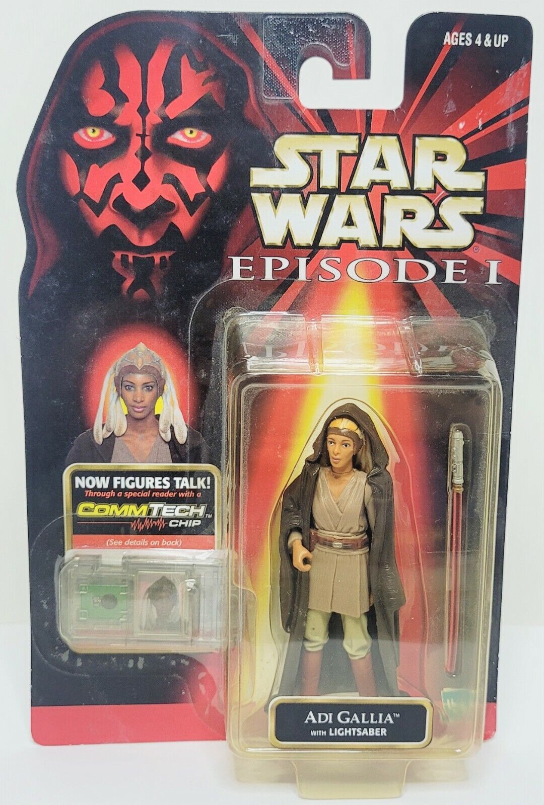 Star Wars Adi Gallia Action Figure with Sith Saber Episode 1 1999- SW1 ...