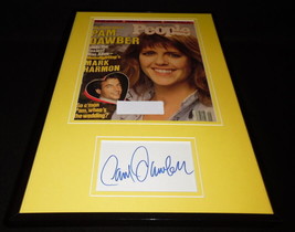 Pam Dawber Signed Framed 1987 People Magazine 11x17 Cover Display image 1
