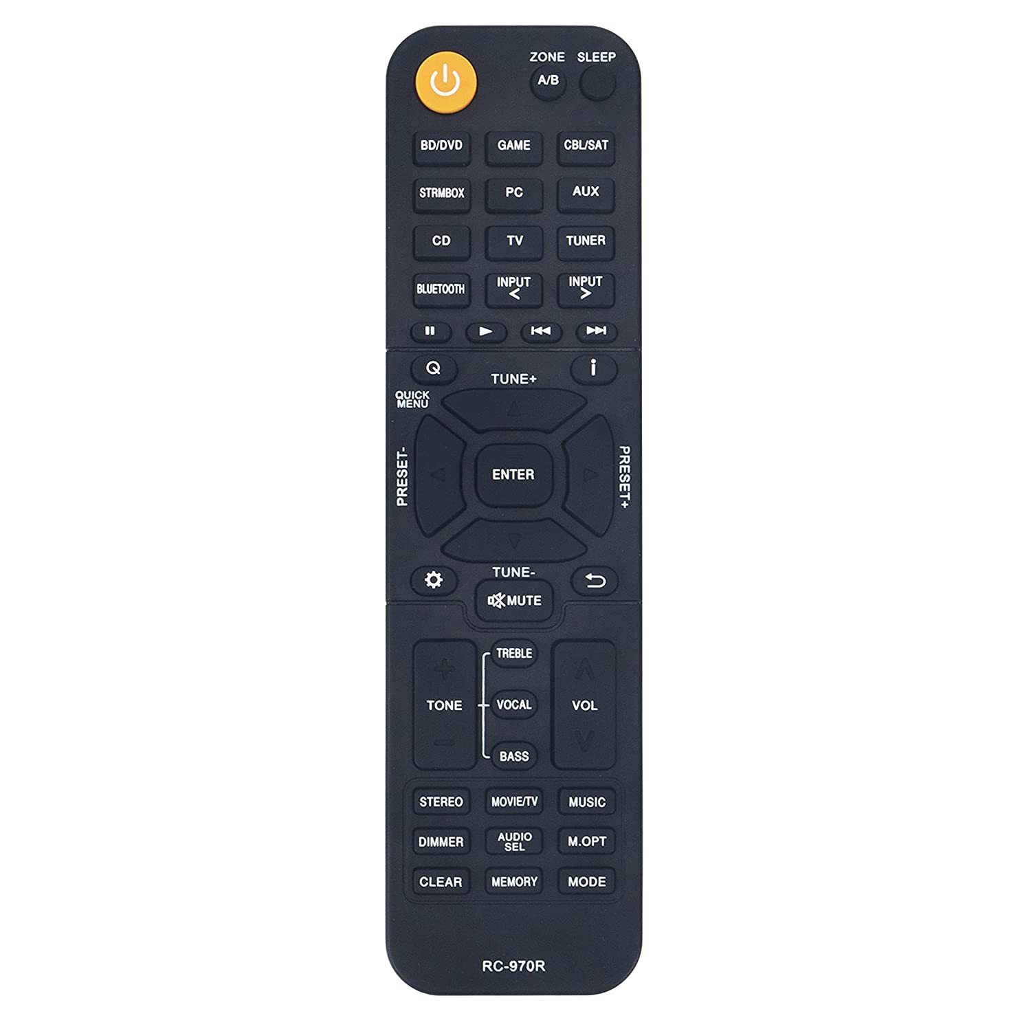 Rc-970R Replaced Remote Control Compatible With Onkyo Av Receiver Ht-S3910 Tx-Sr