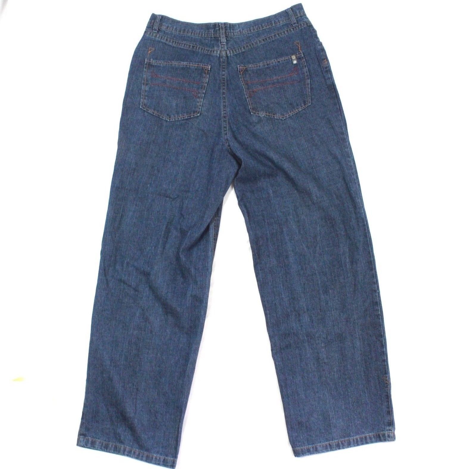 90s Southpole Jeans Baggy Fit Straight Leg 36 x 32 Inseam Dark Wash Hip ...