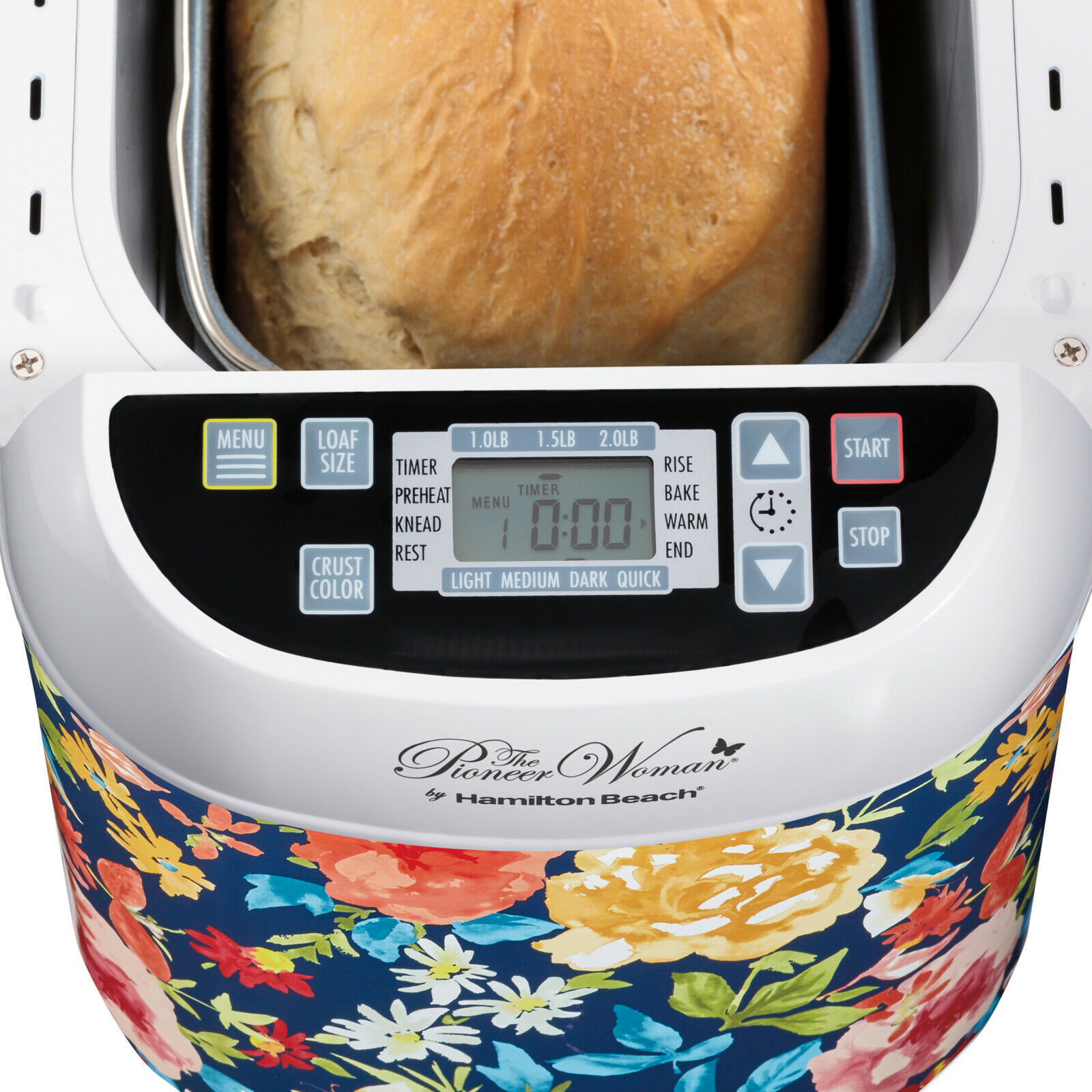 New Bread Maker The Pioneer Woman Artisan Dough, Fiona Floral Small