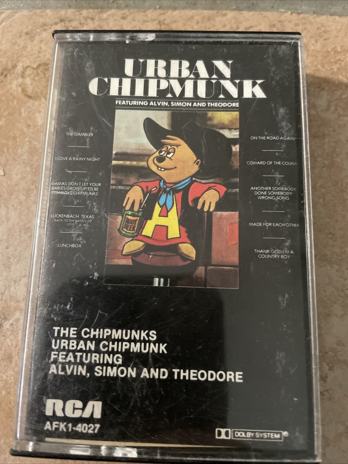 vintage urban chipmunk cassette Alvin Theodore Simon chipmunks Cassettes