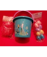 Disney Frozen Easter Basket Kit Princess Plastic Tote Grass Treat Contai... - $10.06
