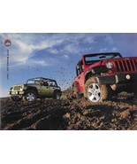 2007 Jeep WRANGLER brochure catalog 1st Edition US 07 Sahara Rubicon Unlimited - $10.00