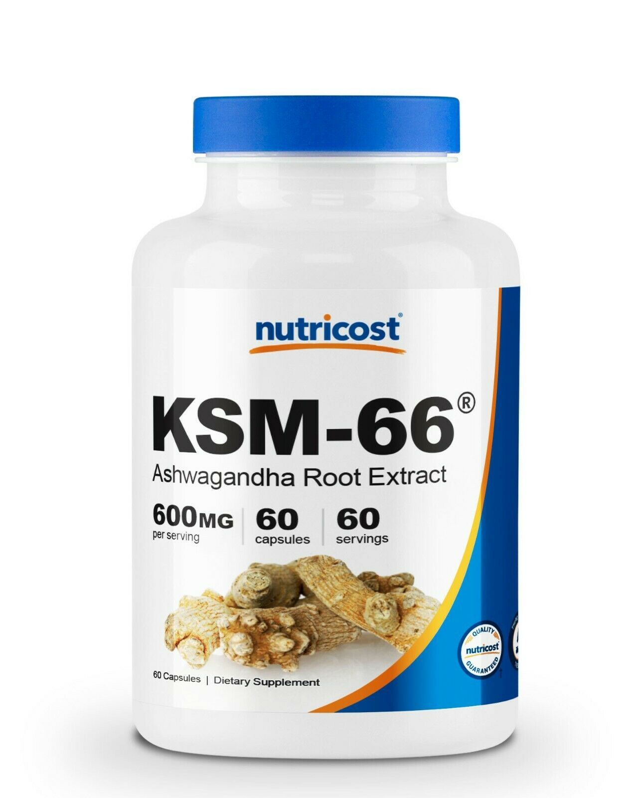 Nutricost KSM-66 Ashwagandha Root Extract 600mg, 60 Vegetarian Caps - $30.68