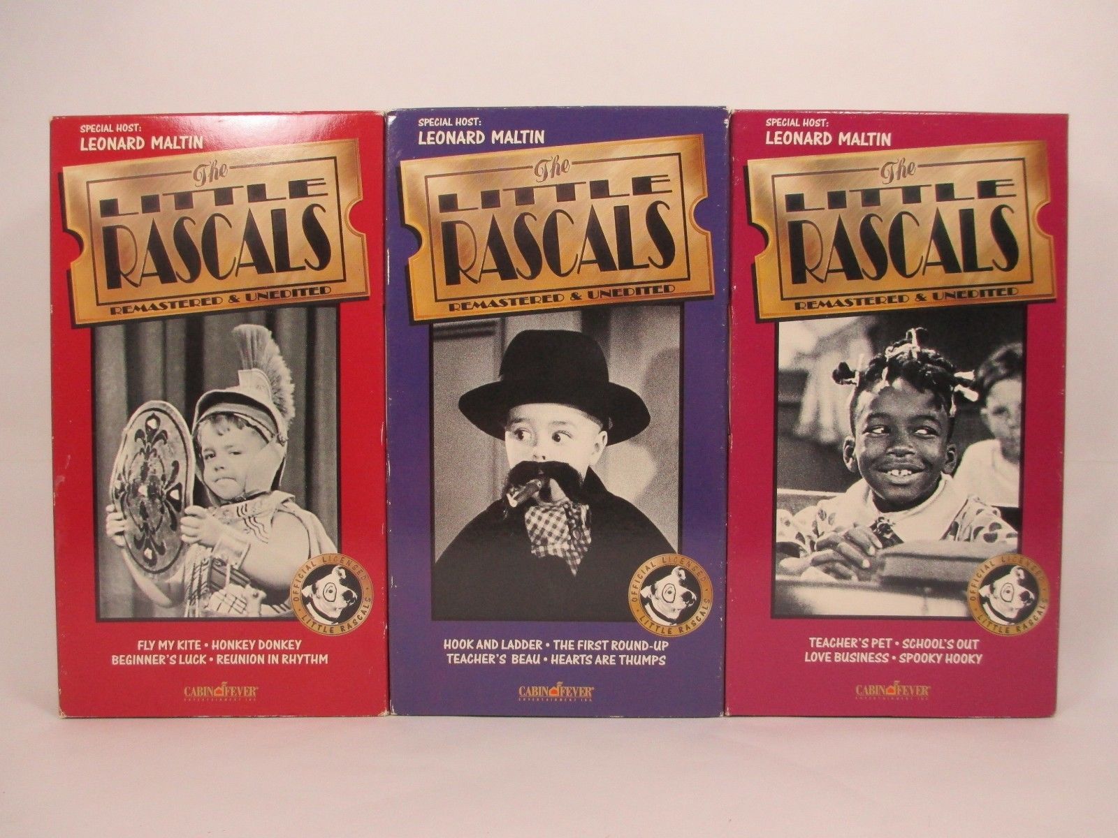 Vintage Cabin Fever The Little Rascals VHS Tape Box Set 1994 Remastered