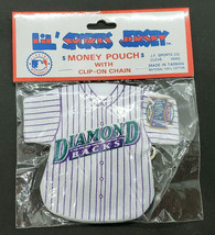 Diamondbacks Lil Sports Jersey Money Pouch w/Clip on Chain MLB 1995 Dbaclks NEW - $12.99