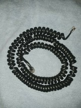 Dark GRAY curly telephone handset cord - $5.95