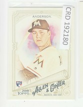 2018 Topps Allen /& Ginter/'s X Mini Silver #237 Brian Anderson Miami Marlins Card