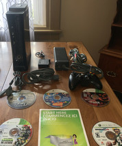 Microsoft Xbox 360 Video Game Translucent 120 GB HDD Console, Games & Controller - $117.81